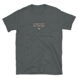 "My beliefs do not make yours wrong." T-Shirt Pepper Brown