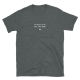 "My beliefs do not make yours wrong." T-Shirt Fuzzy Grey