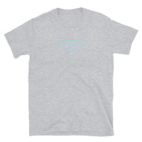 "I struggle every day to bypass my mammal brain. But it’s worth it." T-Shirt Frosty Blue