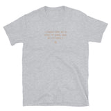 "I struggle every day to bypass my mammal brain. But it’s worth it." T-Shirt Pepper Brown