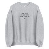 "I do my best to stay clear of the focusing illusion trap." Sweatshirt Louder