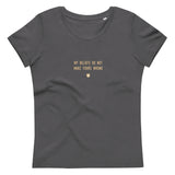 "My beliefs do not make yours wrong" Women's Eco T-Shirt Crispy Cream