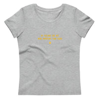 "My feelings are not more important than yours" Women's Eco T-Shirt Hot Yellow