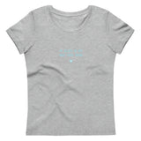 "My beliefs do not make yours wrong" Women's Eco T-Shirt Frosty Blue