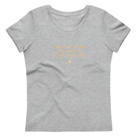 "I really don’t care what people think of me. It’s none of my business." Women's Eco T-Shirt Crispy Cream