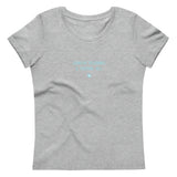 "Cognitive dissonance is personal hell" Women's Eco T-Shirt Frosty Blue