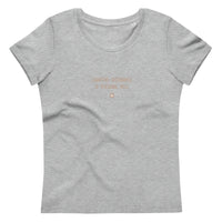 "Cognitive dissonance is personal hell" Women's Eco T-Shirt Pepper Brown