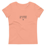 "I am an introvert and I like people" Women's Eco T-shirt Louder