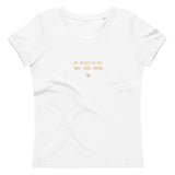 "My beliefs do not make yours wrong" Women's Eco T-Shirt Crispy Cream