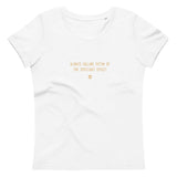 "Always falling victim of the spotlight effect" Women's Eco T-Shirt Crispy Cream